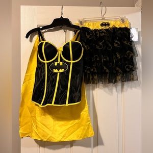 Batgirl costume, corset & skirt